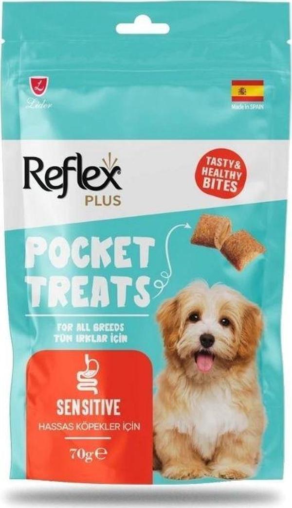 Reflex Plus Pocket Treats Hassas Köpekler İçin Köpek Ödül Maması 70 Gr - Image 1