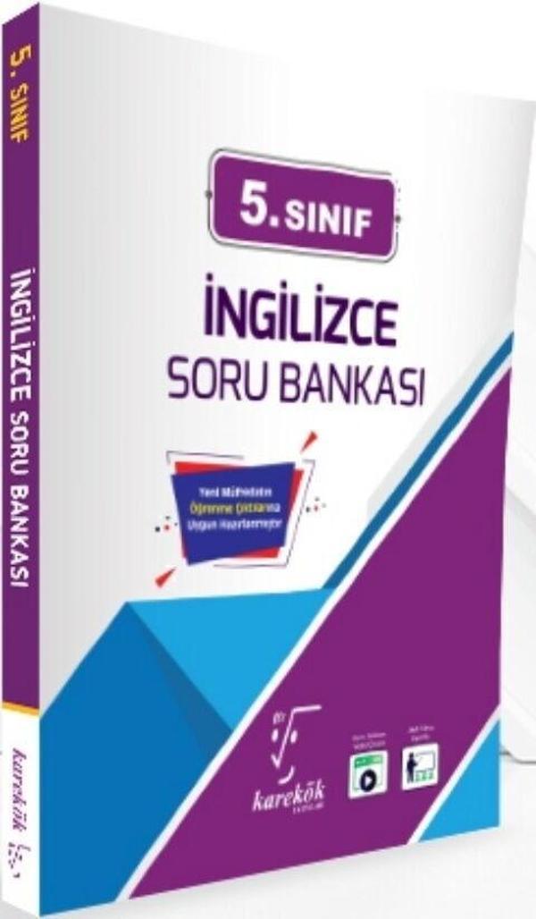 5. Sınıf İngilizce Soru Bankası Karekök Yayınları - Karekök Eğitim Yayınları - Image 1