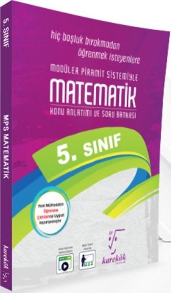 5. Sınıf Matematik MPS Konu Anlatımlı Soru Bankası Karekök Yayınları - Karekök Eğitim Yayınları - Image 1