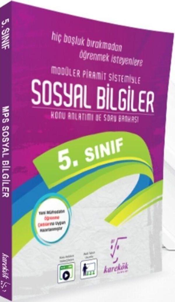 5. Sınıf Sosyal Bilgiler MPS Konu Anlatımlı Soru Bankası Karekök Yayınları - Karekök Eğitim Yayınları - Image 1