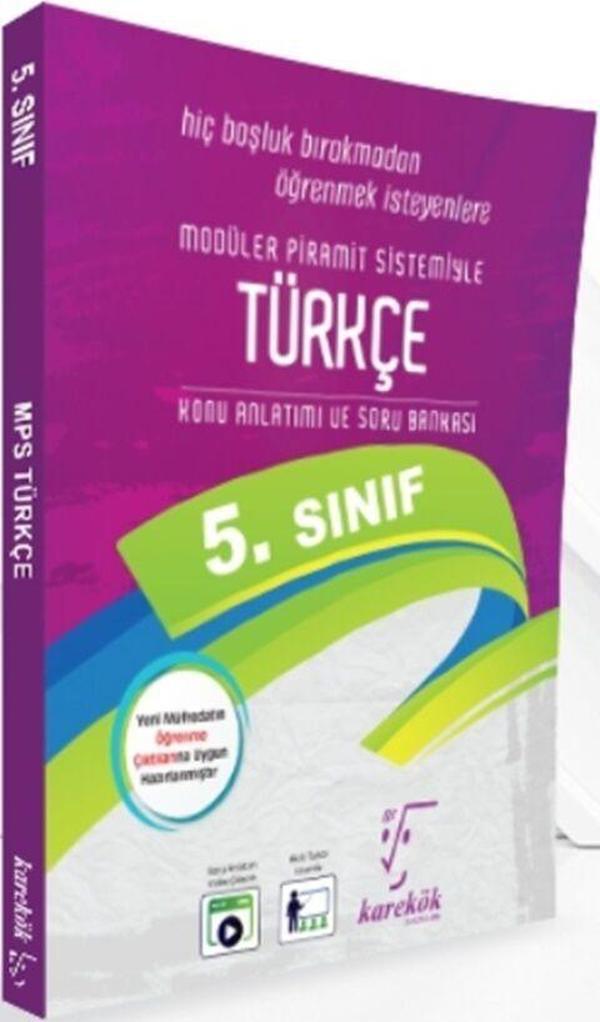 5. Sınıf Türkçe MPS Konu Anlatımlı Soru Bankası Karekök Yayınları - Karekök Eğitim Yayınları - Image 1