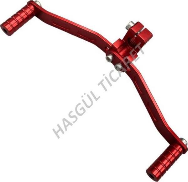 Hsgl Motorsiklet cg  Alüminyum  Kırmızı çift vites kollu motosiklet modifiye motorsiklet yedek parça aksesuar - Image 1