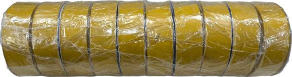 Akbant İzole Bant Elektrik Bandı - 0.12 mm x 19 mm x 10 Yrd - Sarı - 10 Adet - Image 1