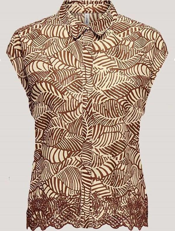 ONLLOU LIFE EMB S/S SHIRT PTM KİREMİT - Image 1