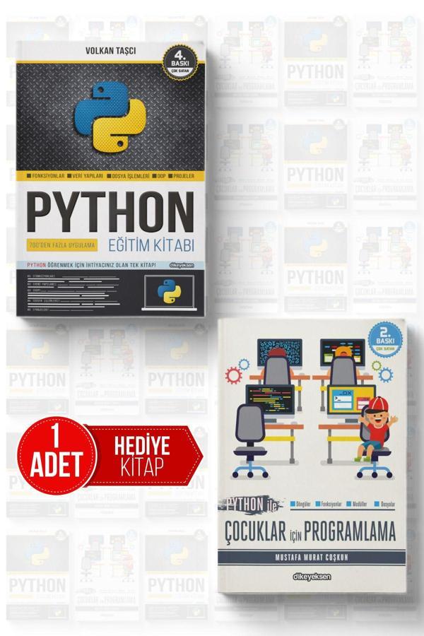 Dikeyeksen Python Eğitim Kitabı (2'Li Set Hediyeli) - Dikeyeksen - Image 1