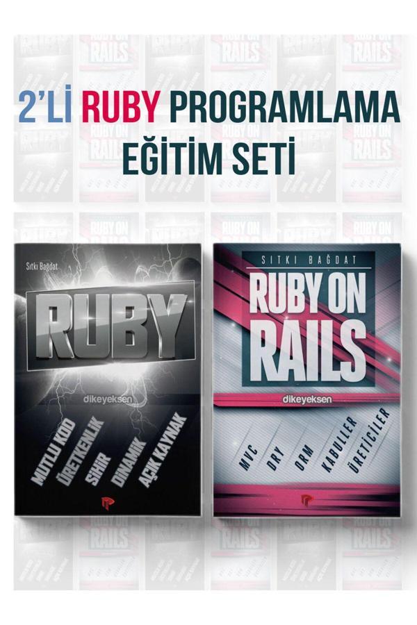 Dikeyeksen 2'Li Ruby Programlama Eğitim Seti Eğitim Seti (2 Kitap) - Dikeyeksen - Image 1