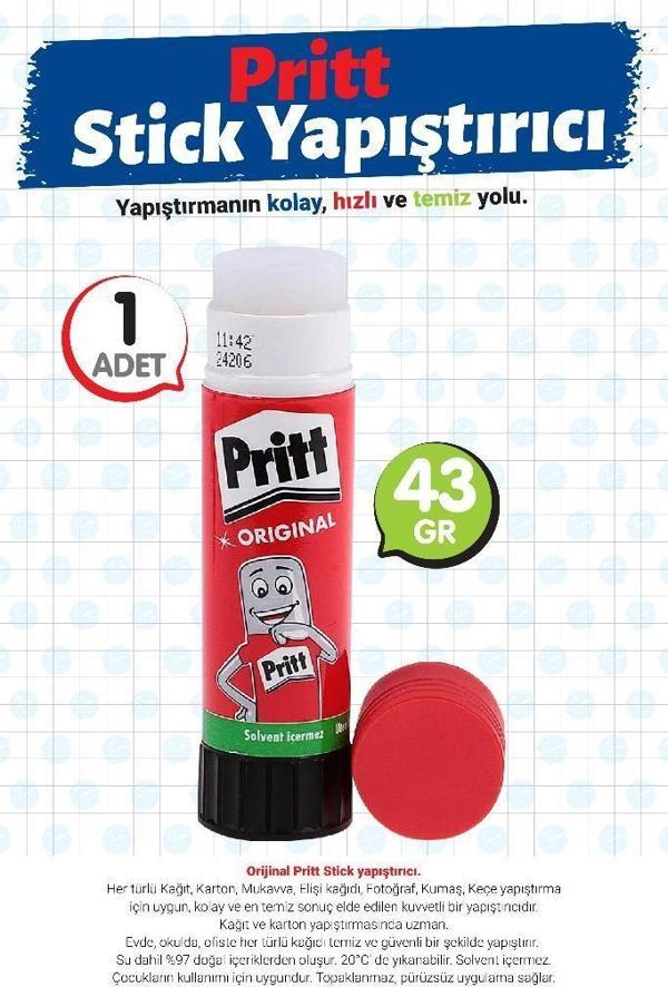 Prit Stick Yapıştırıcı 43 Gr 1 Adet-T1446 - Image 1