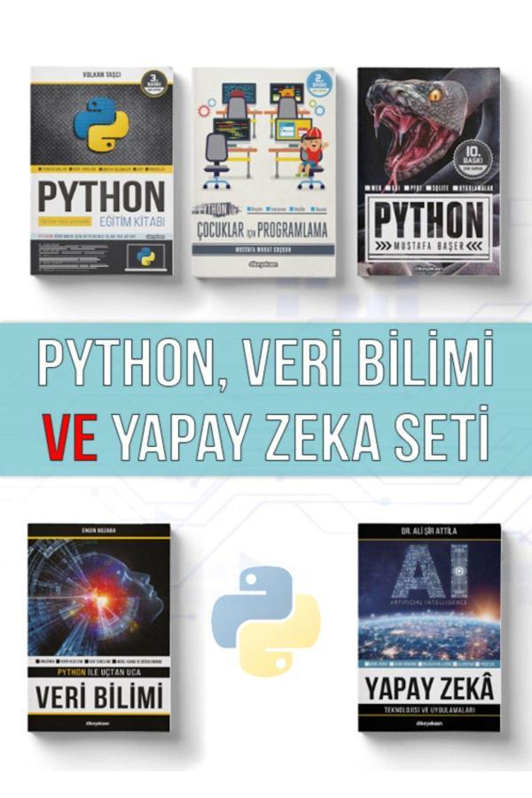 Dikeyeksen Python, Veri Bilimi Ve Yapay Zekâ Seti (5 Kitap) - Dikeyeksen - Image 1