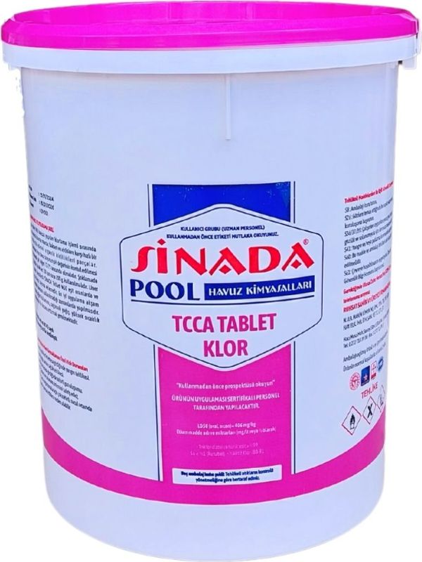 Sinada %90 Tablet Klor 20 kg - %90 Chlorine Tablets-ToptancıyızBiz - Image 1