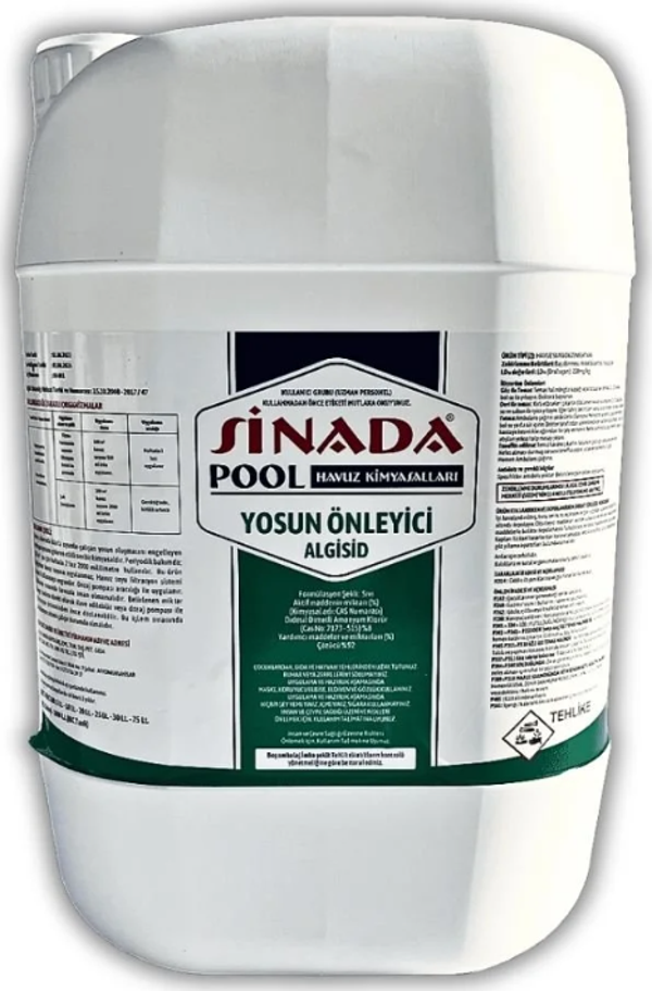Sinada 10 Kg Yosun Önleyici - Liquid Algaecide-ToptancıyızBiz - Image 1