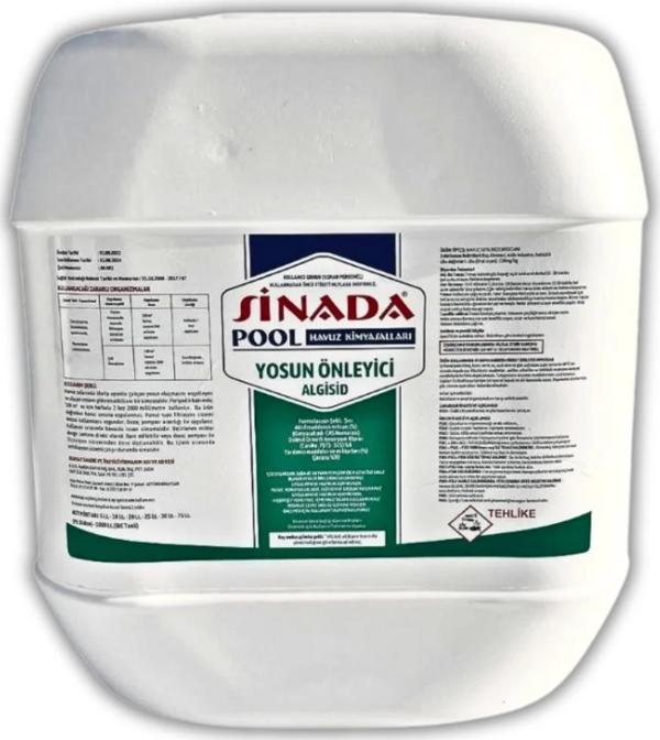 Sinada 20 Kg Yosun Önleyici - Liquid Algaecide-ToptancıyızBiz - Image 1