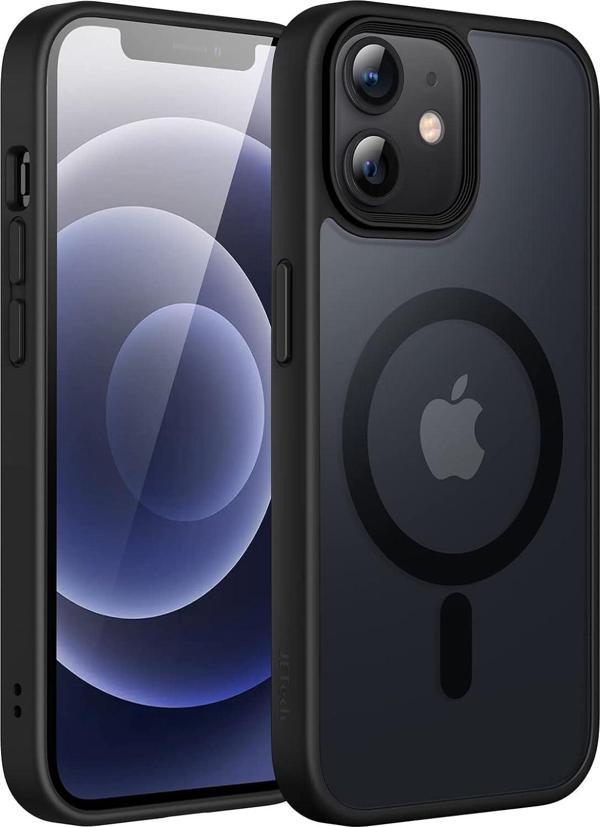 iPhone 11 Uyumlu Kamera Korumalı Magsafe Wireless Şarj Özellikli Mat Silikon Kılıf - Image 1