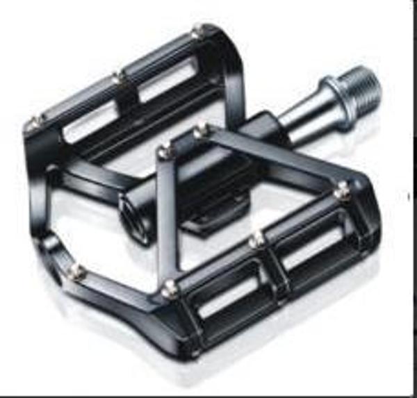 BİKE SKY Briviga PEDAL HF-606 PLATFORM ALÜMİNYUM CNC CR-MO MİL SİYAH 110x100mm 361g/pr - Image 1