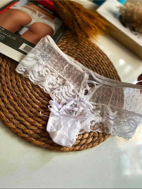 Beyaz Kadın Puanlı Külot Margarita-K1007 - Image 1