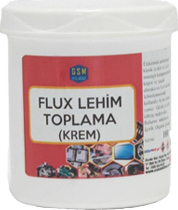 Gsm Solvent Flux Lehim Toplama (Krem) 100 Ml - Image 1