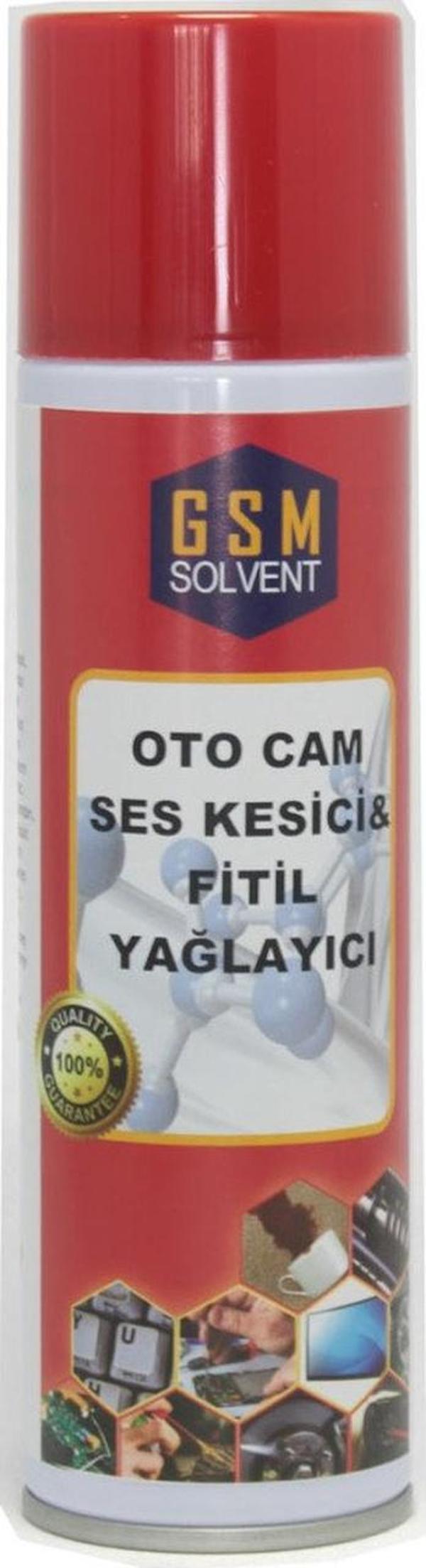 Gsm Solvent Oto Cam Ses Kesici & Fitil Yağlayıcı 200 Ml - Image 1