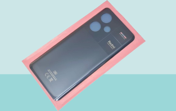 Tkgz - Xiaomi Redmi NOTE 13 pro PLUS Arka Kapak Batarya Kapağı - SİYAH - Image 1