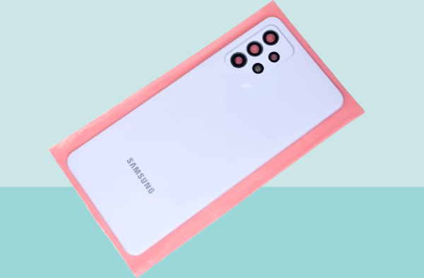 Tkgz - Samsung Galaxy A72 A725 Arka Kapak Batarya Kapağı (Cam Full Lensli) - MAVİ - Image 1