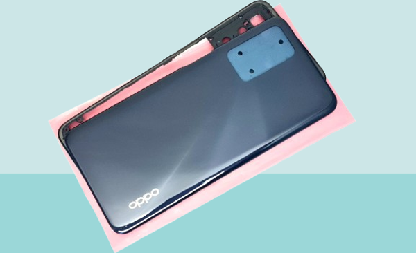 Tkgz - Oppo A16 FULL KASA Arka Kapak Batarya Kapağı - SİYAH - Image 1