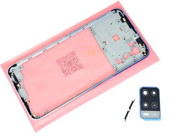 Tkgz - Oppo A54 FULL KASA Arka Kapak Batarya Kapağı - MAVİ - Image 1