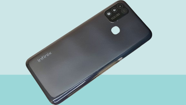 Tkgz - Infinix HOT 10 PLAY FULL KASA Arka Kapak Batarya Kapağı - SİYAH - Image 1