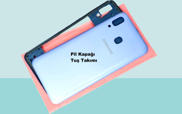 Tkgz - Samsung Galaxy A30 A 305 Full FULL KASA Arka Kapak Batarya Kapağı - MAVİ - Image 1