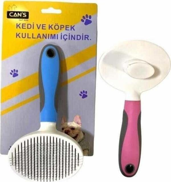 Cans İnce Telli Basmalı Tarak Oval Sy008 - Image 1