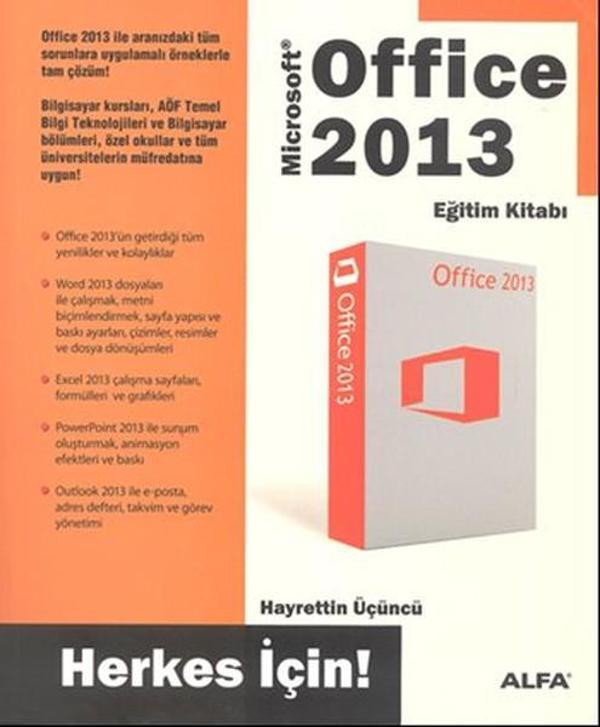 Microsoft Office 2013 Eğitim Kitabı - Alfa Yayıncılık - Image 1