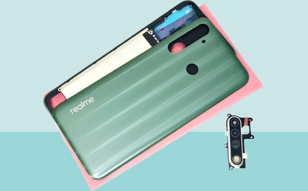 Tkgz - Oppo Realme 6İ FULL KASA Arka Kapak Batarya Kapağı - YEŞİL - Image 1