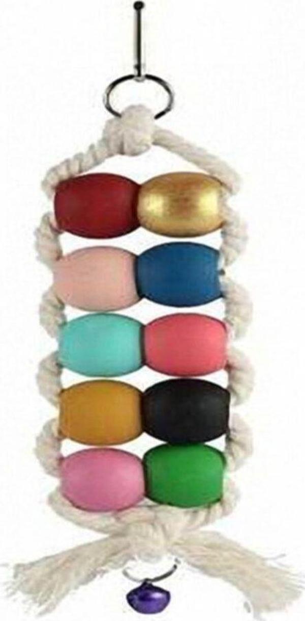 Pawise Bıcı Bıcı Çift Sıralı Ipli Top Kuş Oyuncak - Image 1