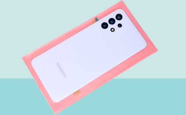 Tkgz - Samsung Galaxy A32 A325 Arka Kapak Batarya Kapağı (Cam Full Lensli) - MAVİ - Image 1