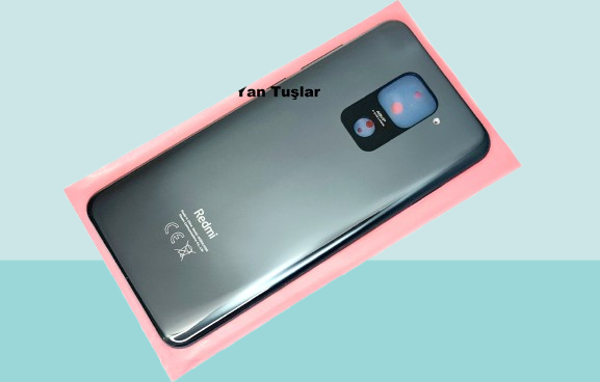 Tkgz - Xiaomi Redmi NOTE 9 FULL KASA Arka Kapak Batarya Kapağı - SİYAH - Image 1