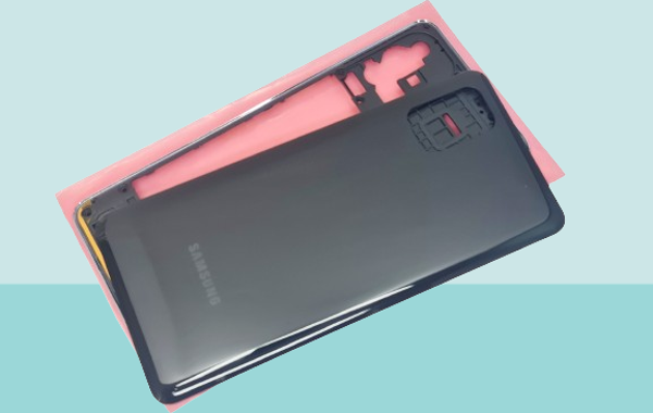 Tkgz - Samsung Galaxy M51 FULL KASA Arka Kapak Batarya Kapağı - SİYAH - Image 1