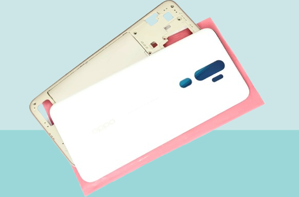 Tkgz - Oppo A9 2020 FULL KASA Arka Kapak Batarya Kapağı - BEYAZ - Image 1