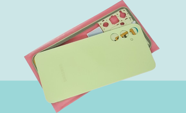 Tkgz - Samsung Galaxy A24 FULL KASA Arka Kapak Batarya Kapağı - SARI - Image 1