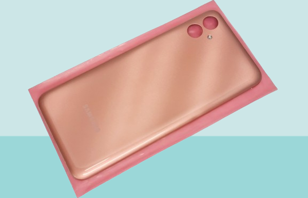 Tkgz - Samsung Galaxy A04E FULL KASA Arka Kapak Batarya Kapağı - GOLD - Image 1