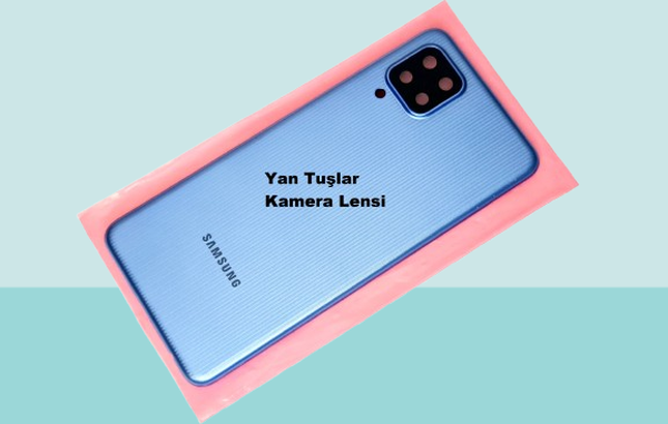 Tkgz - Samsung Galaxy M22 FULL KASA Arka Kapak Batarya Kapağı - MAVİ - Image 1