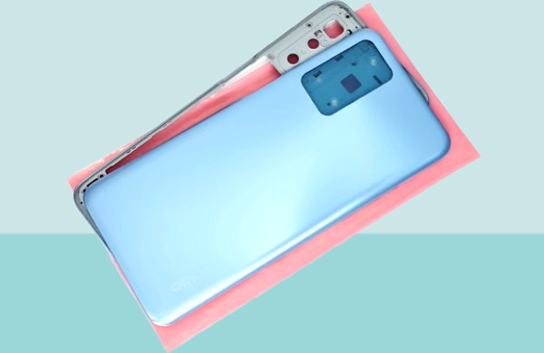 Tkgz - Oppo A16 FULL KASA Arka Kapak Batarya Kapağı - MAVİ - Image 1