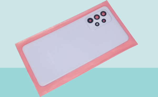 Tkgz - Samsung Galaxy A52 Arka Kapak Batarya Kapağı - MOR - FULL LENSLİ - Image 1