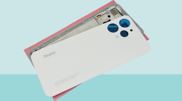 Tkgz - Xiaomi Redmi 12 -4G-  FULL KASA Arka Kapak Batarya Kapağı - BEYAZ - Image 1