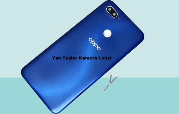 Tkgz - Oppo A12 FULL KASA Arka Kapak Batarya Kapağı - MAVİ - Image 1
