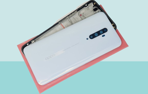 Tkgz - Oppo RENO 2Z FULL KASA Arka Kapak Batarya Kapağı - BEYAZ - Image 1