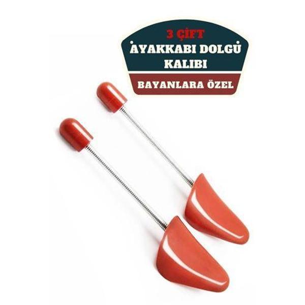 Bayan 36-41 Ayakkabı Dolgu Kalıbı 3 Çift - Image 1