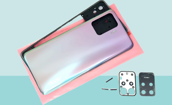 Tkgz - Oppo Reno 5 Lite FULL KASA Arka Kapak Batarya Kapağı - MAVİ - Image 1
