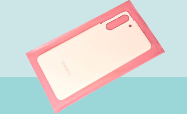 Tkgz - Samsung Galaxy S21 Arka Kapak Batarya Kapağı -  PEMBE - Image 1