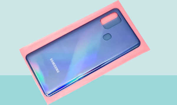 Tkgz - Samsung Galaxy A21S A217 Arka Kapak Batarya Kapağı - MAVİ - Image 1