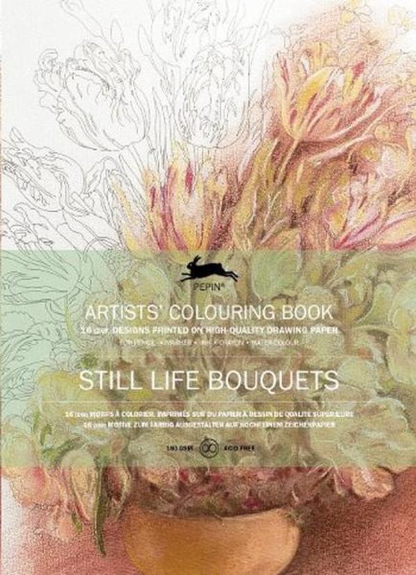 Still Life Bouquets: Artists' Colouring Book - Pepin Press - Image 1