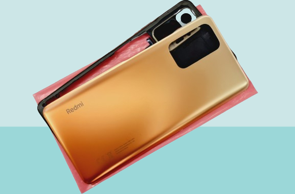 Tkgz - Xiaomi Redmi NOTE 10 PRO (4G) FULL KASA Arka Kapak Batarya Kapağı - GOLD - Image 1
