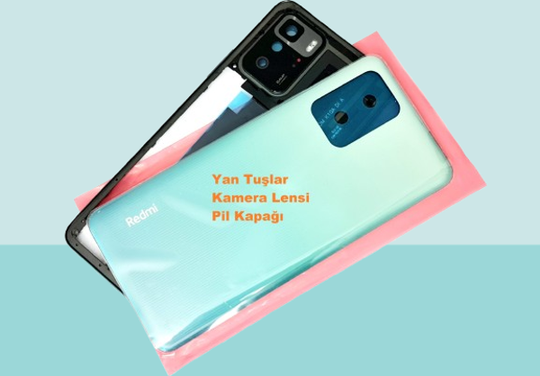 Tkgz - Xiaomi Redmi NOTE 10 PRO (5G) FULL KASA Arka Kapak Batarya Kapağı - MAVİ - Image 1