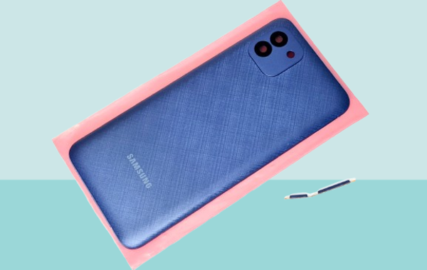 Tkgz - Samsung Galaxy A03 Sm A035 FULL KASA Arka Kapak Batarya Kapağı - MAVİ - Image 1